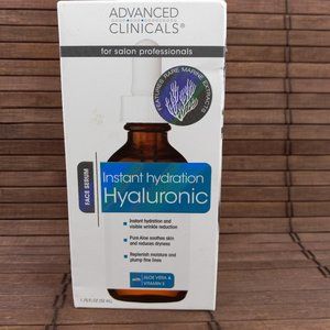 Advanced Clinicals Instant Hydration Hyaluronic Face Serum 1.75 fl oz